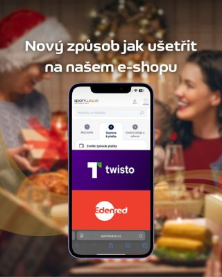 🎄🎁 Chceme vám před Vánoci ulehčit nákupy. Nově u nás zaplatíte Twistem i Edenredem, aby byl nákup rychlejší, flexibilnější...